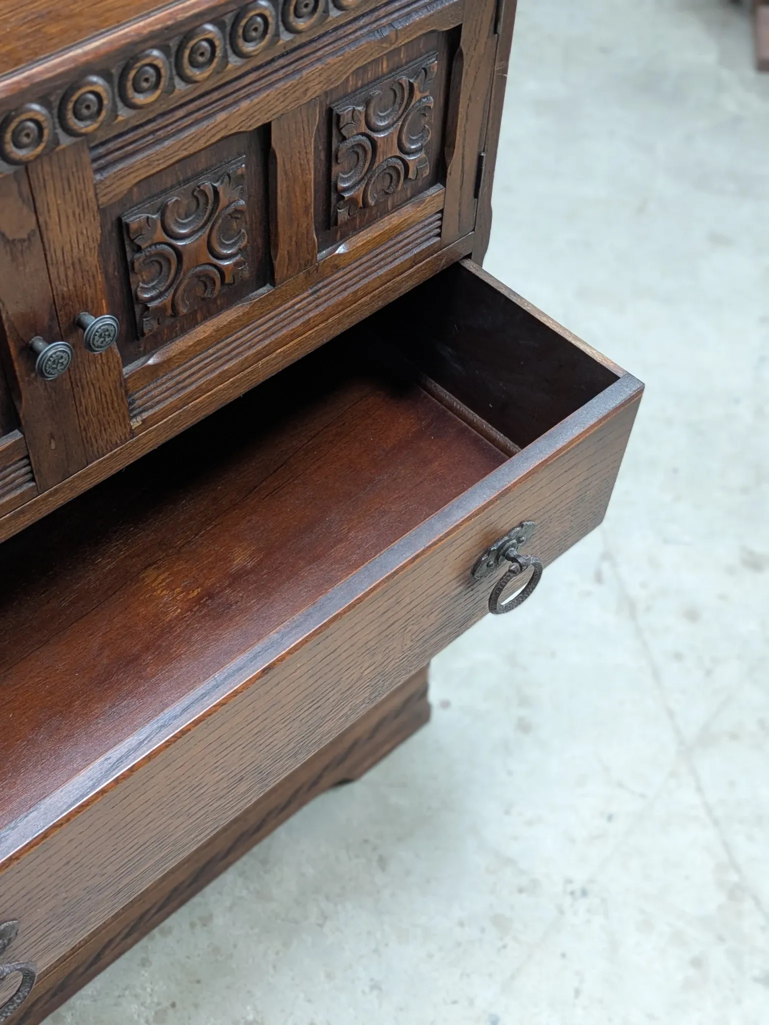 English high chest of drawers