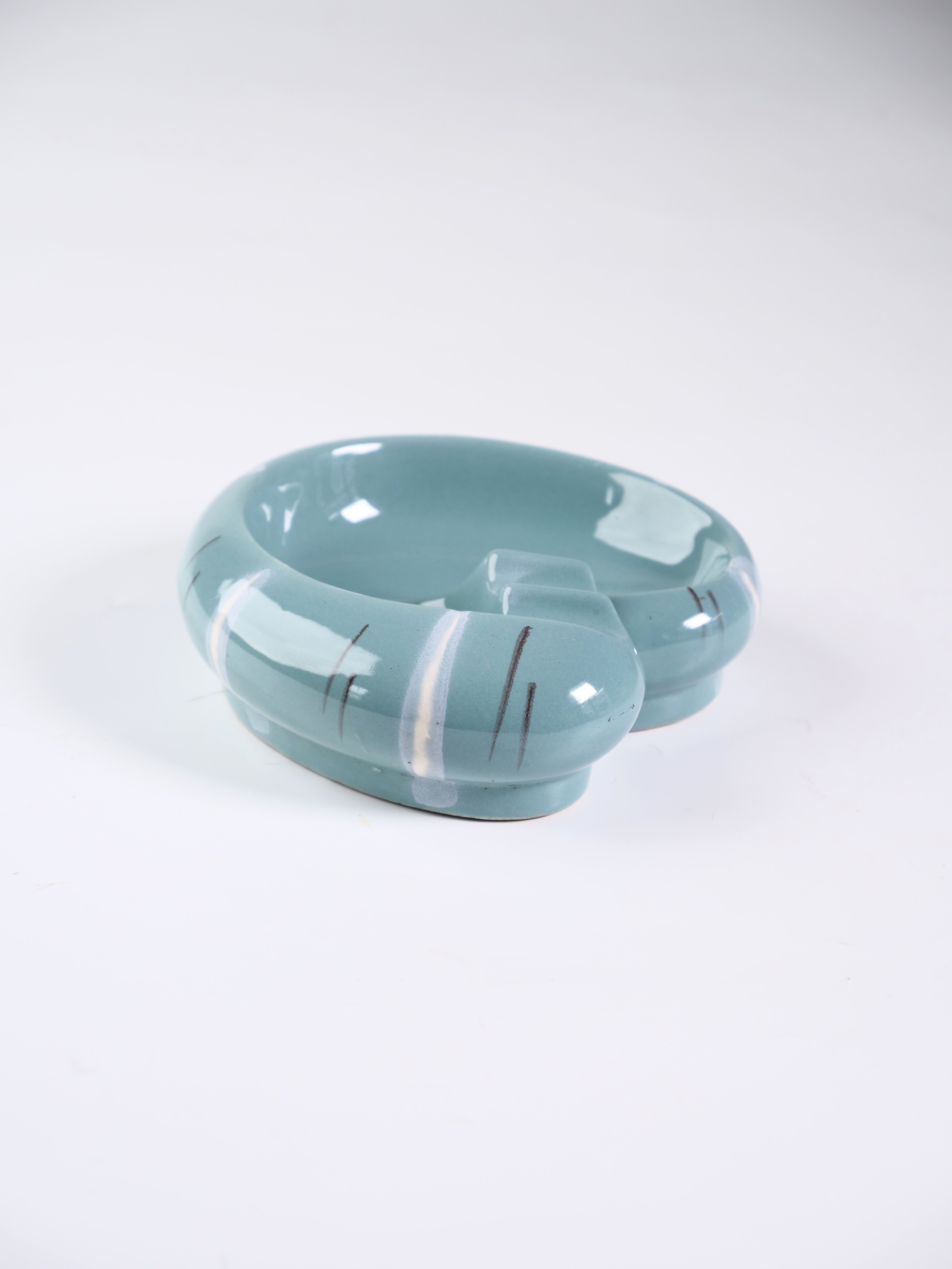 Ashtray art deco ceramiqe 1930