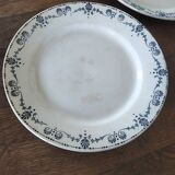 Antique Gien plate, Etruscan model