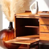 White Newton teak sideboard: large "Petersfield" sideboard.