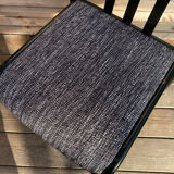 Black metal chair Mallet Stevens