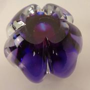Large Italian bowl in purple Murano glass, 1960s