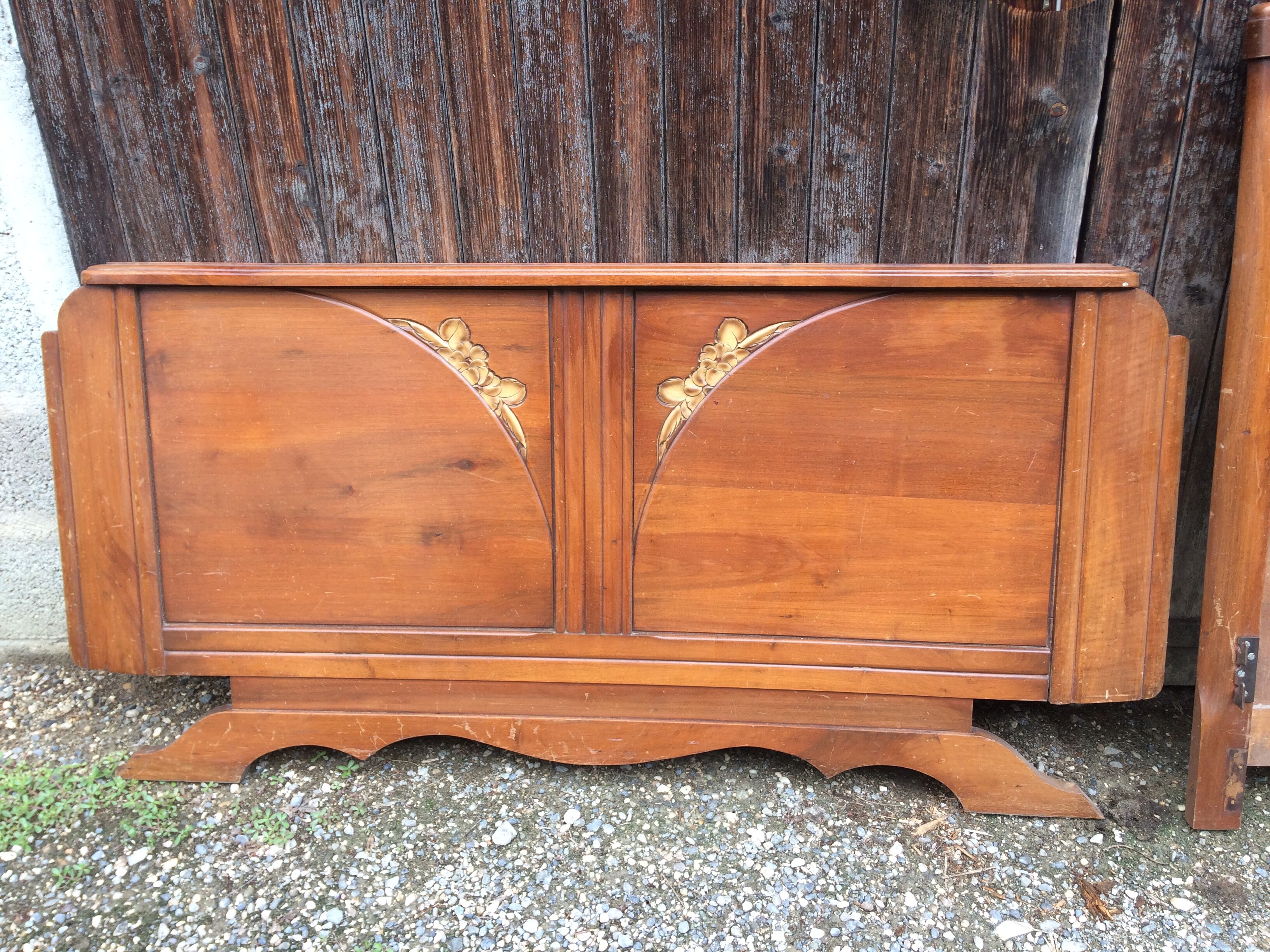 Headof and bedfoot art deco