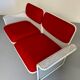 Old 2 seater sofa Italian design from the 70s Talin Vicenza metal per