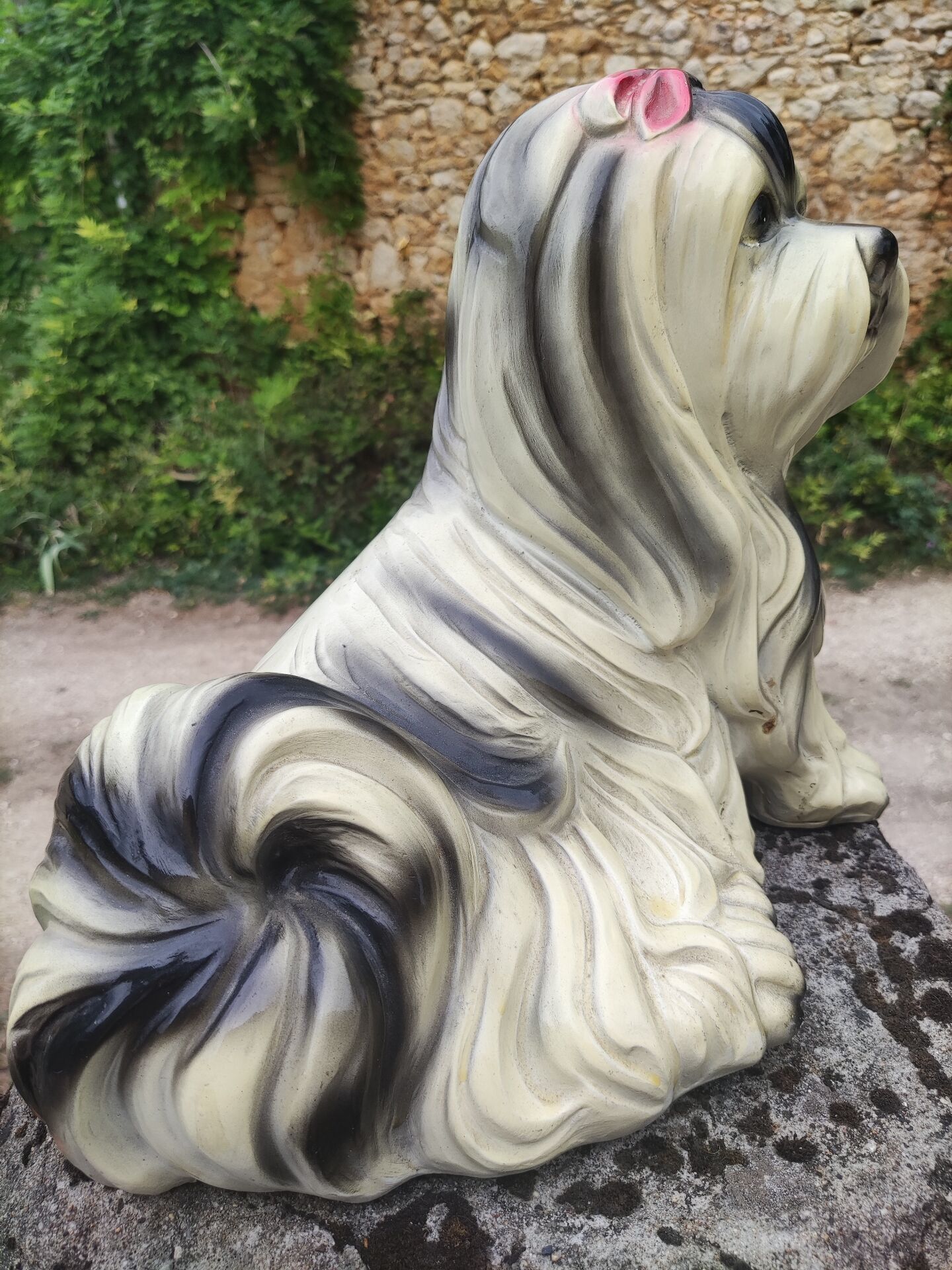 Shih Tzu dog statuette - 1950 - Italian