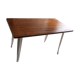 Industrial wood-effect table – 120 x 60 cm