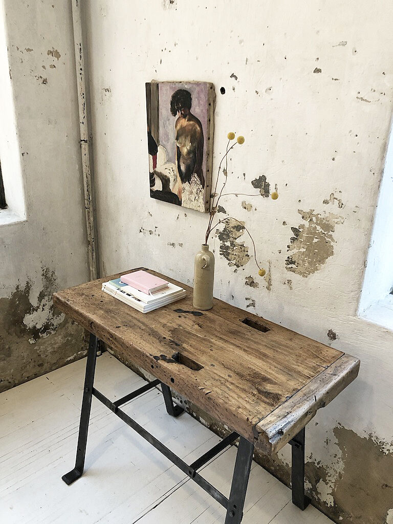 "Naked" oil painting