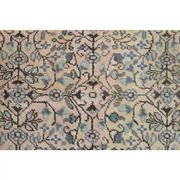 1970s Vintage Turkish Oushak Handmade Wool Cotton Brown Area Rug 193x275