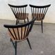 Trio of tapiovaara style chairs