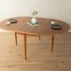 Round butterfly dining table by Lübke, 1960s, teak