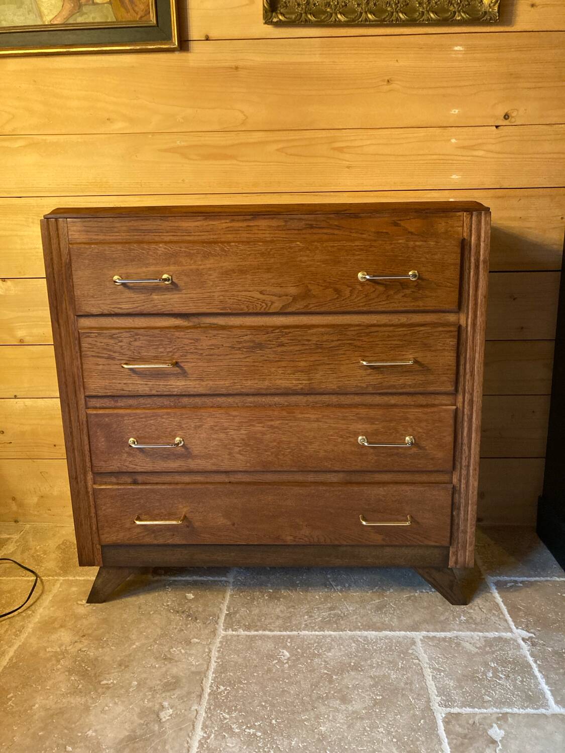 Commode vintage en chêne