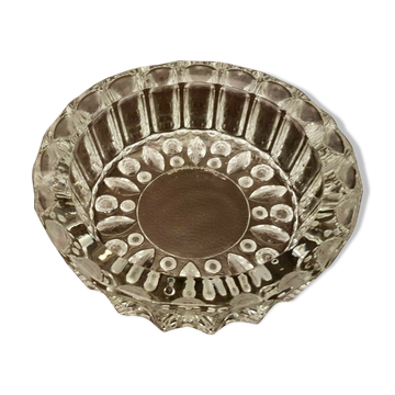 Crystal ashtray or vintage glass Kig Malaysia 0.7 kg