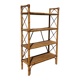 Vintage rattan bookshelf