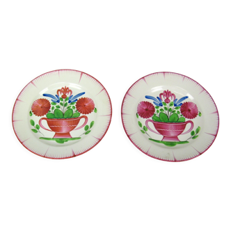 Pair of plates of St Clement