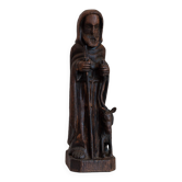 Statuette de Saint Hervé en bois