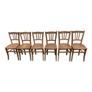 set de 6 chaises bistrot