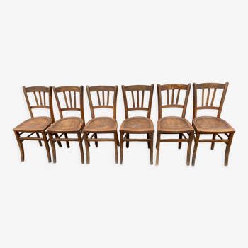 Set of 6 bistro luterma chairs