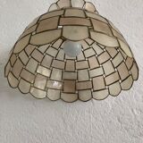 Mother-of-pearl hanging lamp