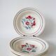Lot of 5 Lunéville soup plates, Herblay model, 1950
