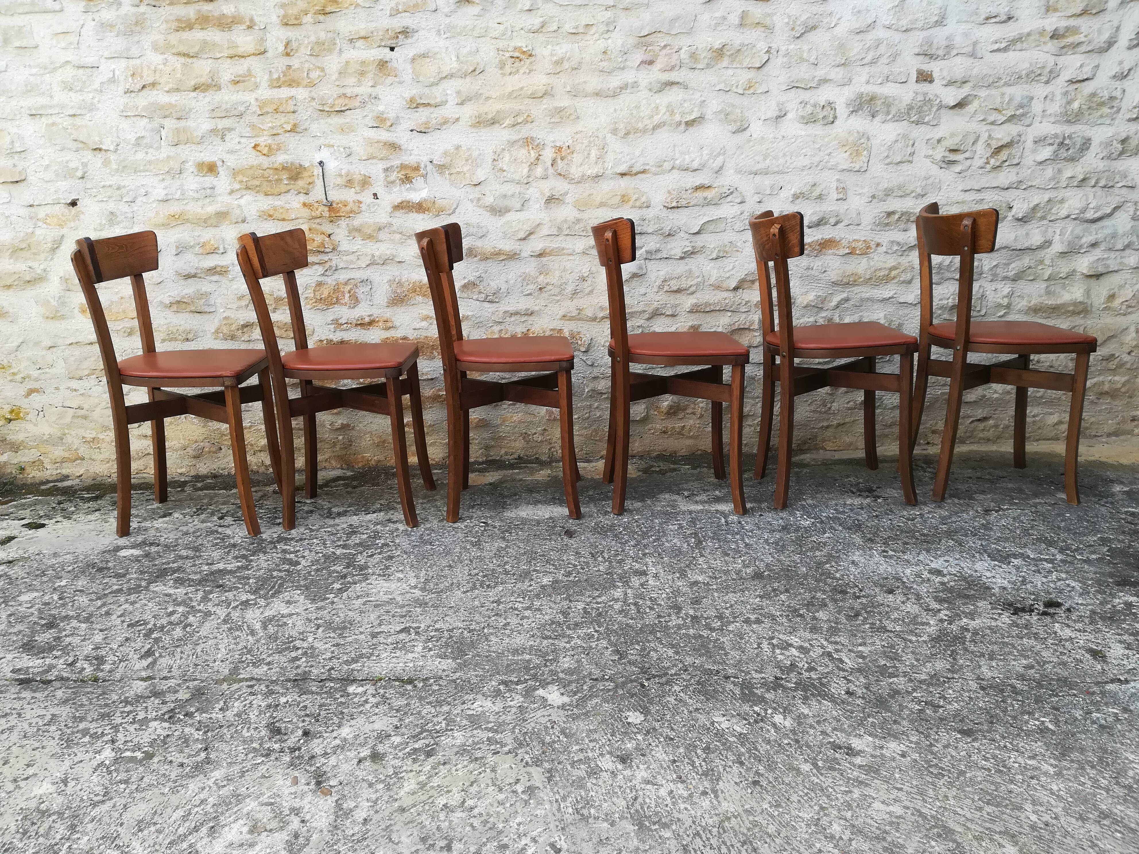 Bistro chairs 50s
