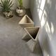 Planters jardinières fibrociment triangulaires