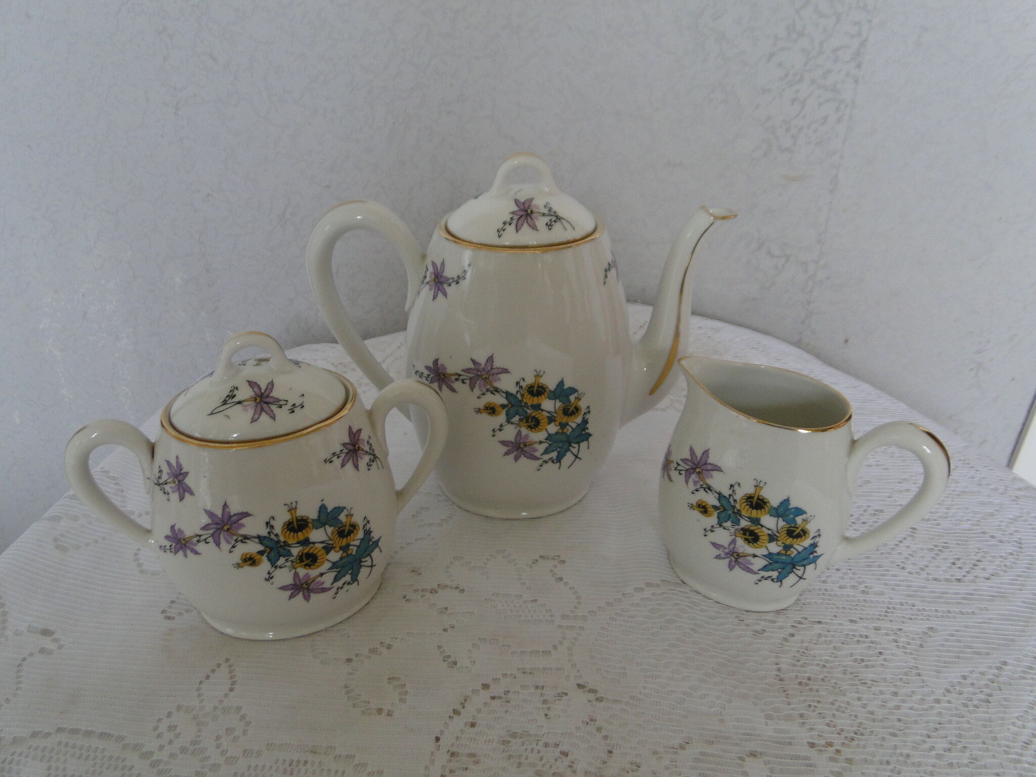 CS&LC France Porcelain Coffee Set