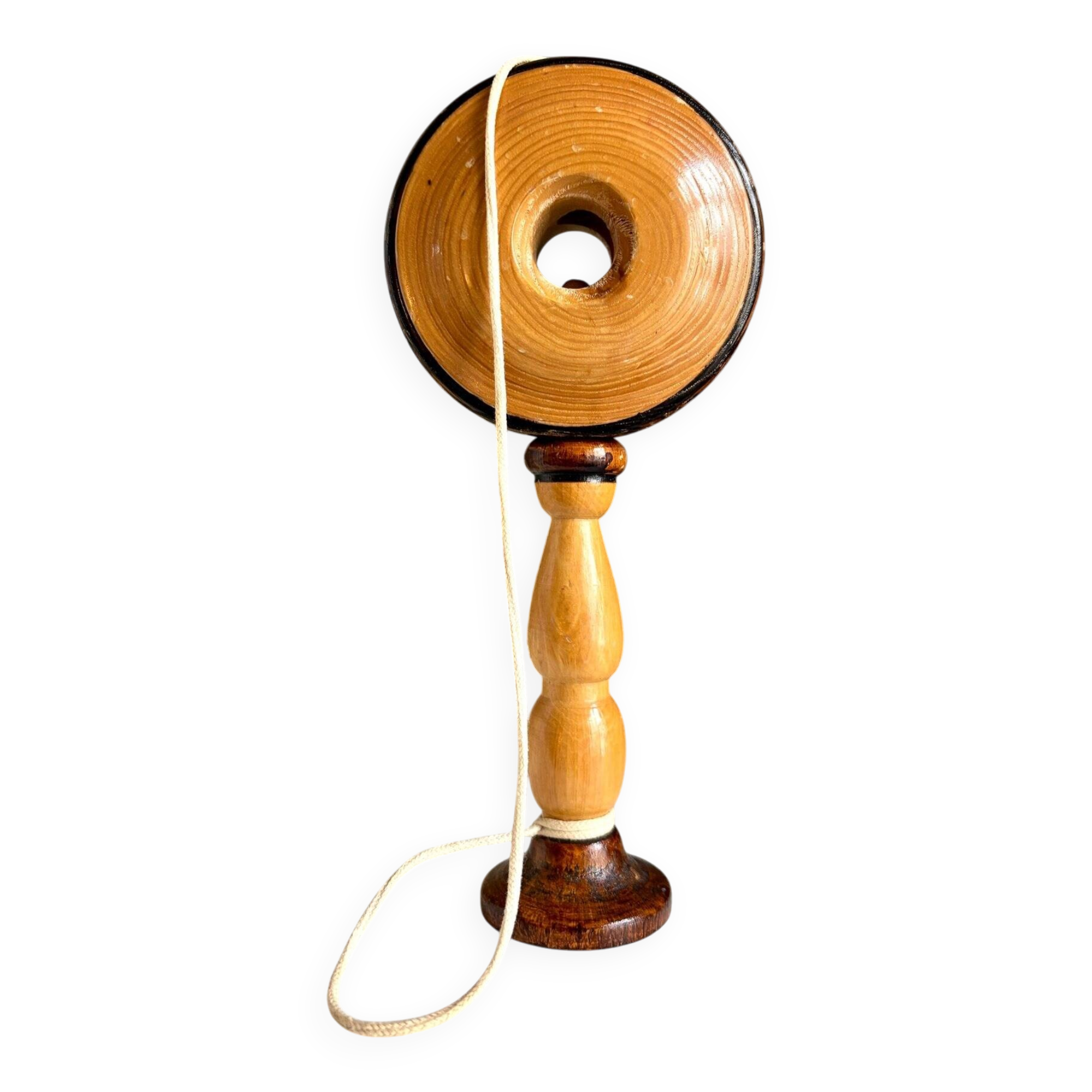 Bilboquet in light and dark wood