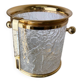 Dior style lucite ice bucket with tongs, Italy, circa 1970