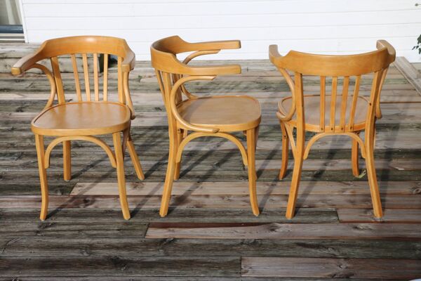 Fauteuil baumann hêtre clair