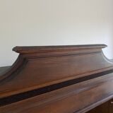 Parisian cupboard Bookcase Bonnetière glazed with small vintage tiles