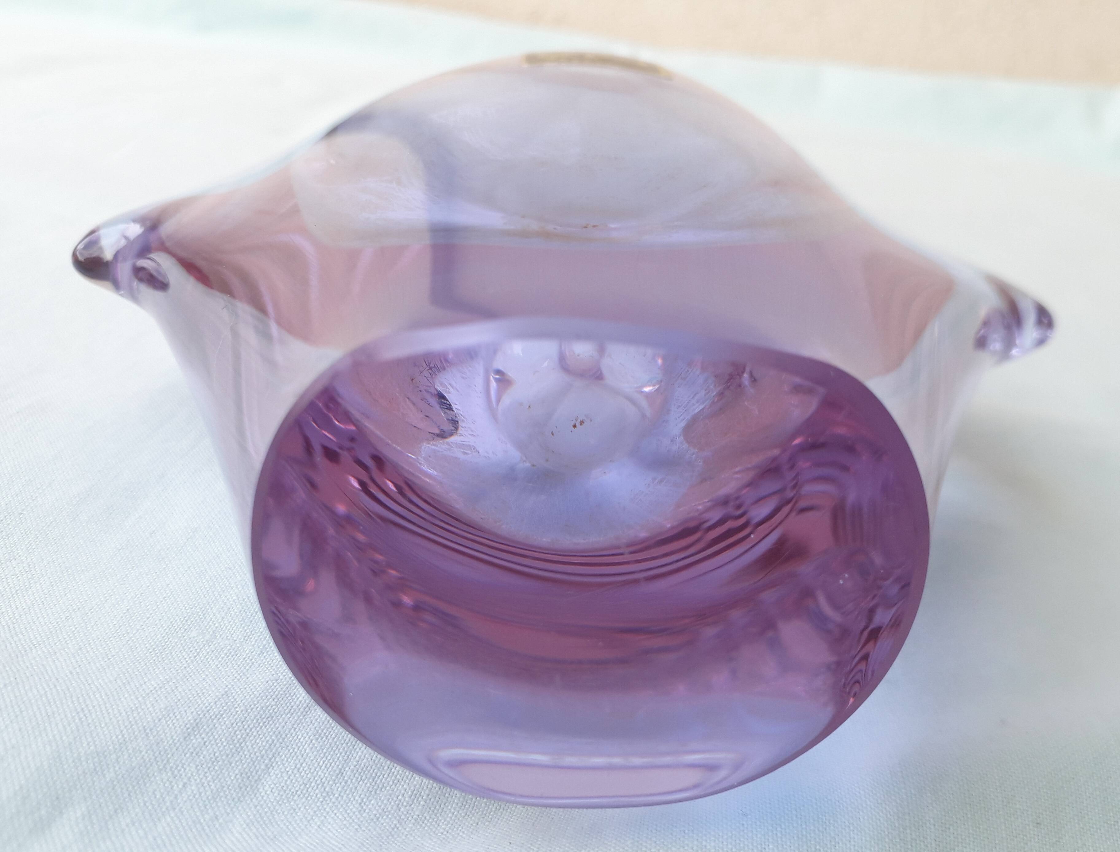 Glass vase Zelezny Brod
