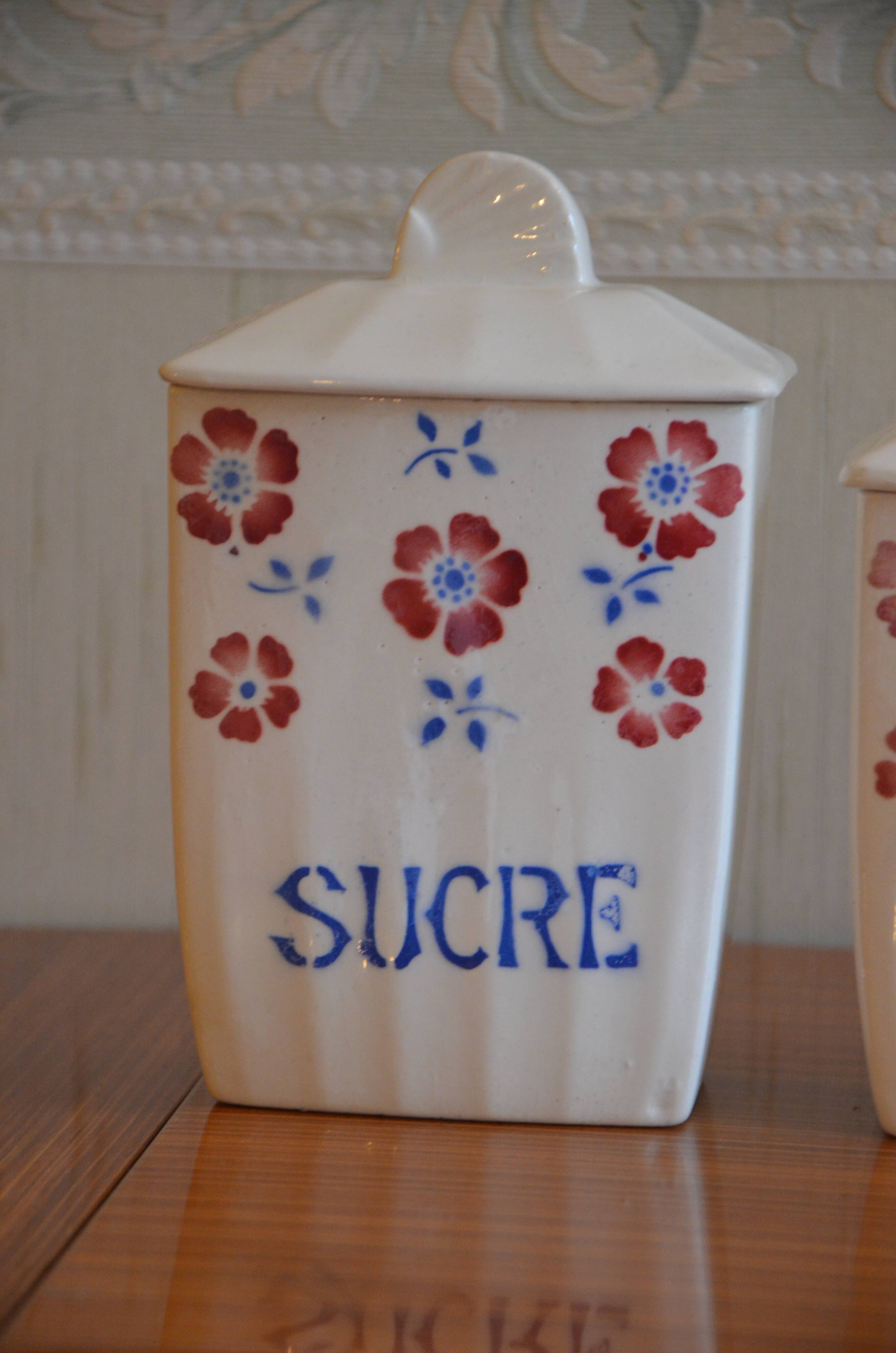 Lot de pots à épices en porcelaine Céranord