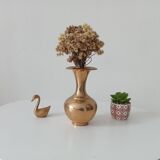 Vintage brass vase