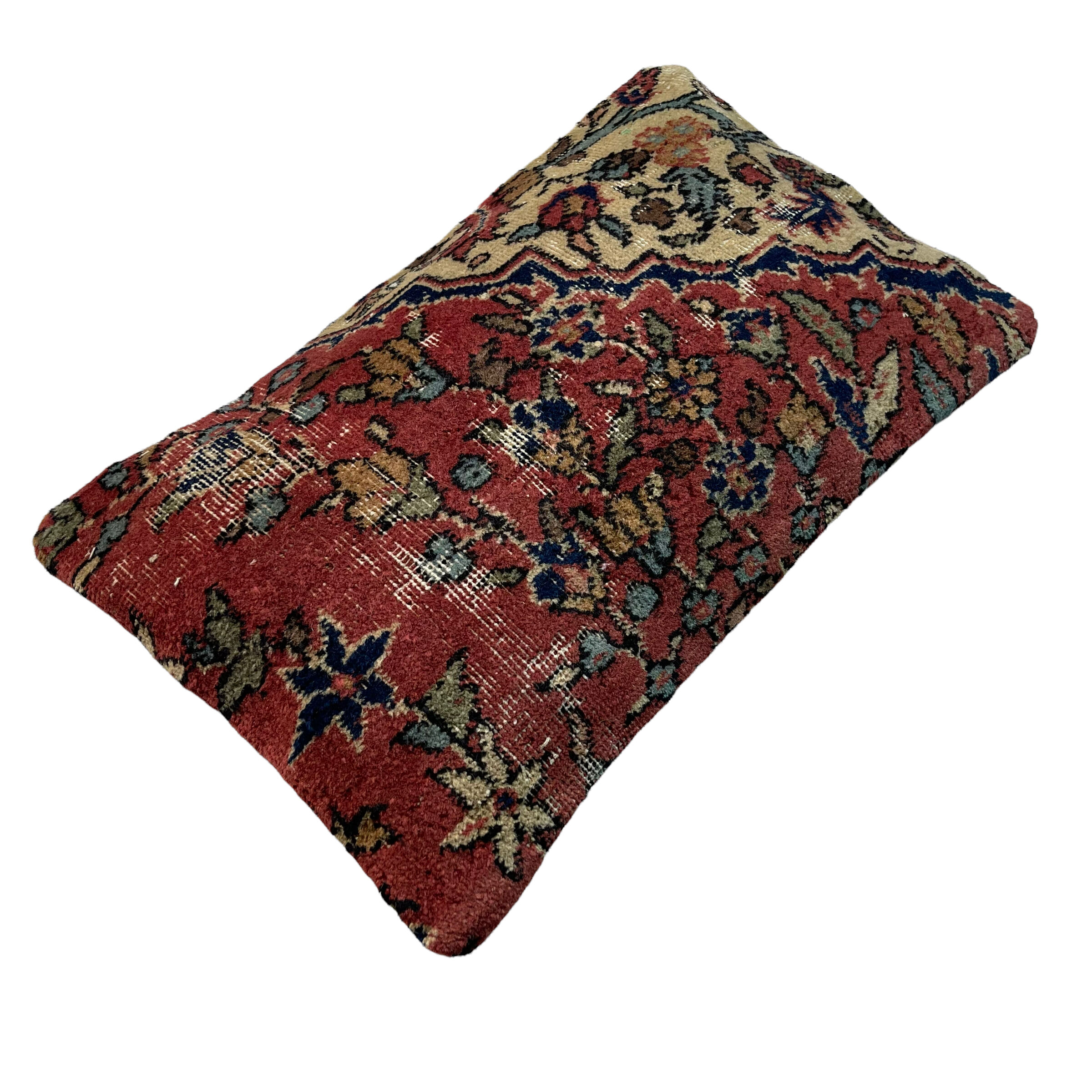Vintage turkish rug cushion cover , 30 x 50 cm