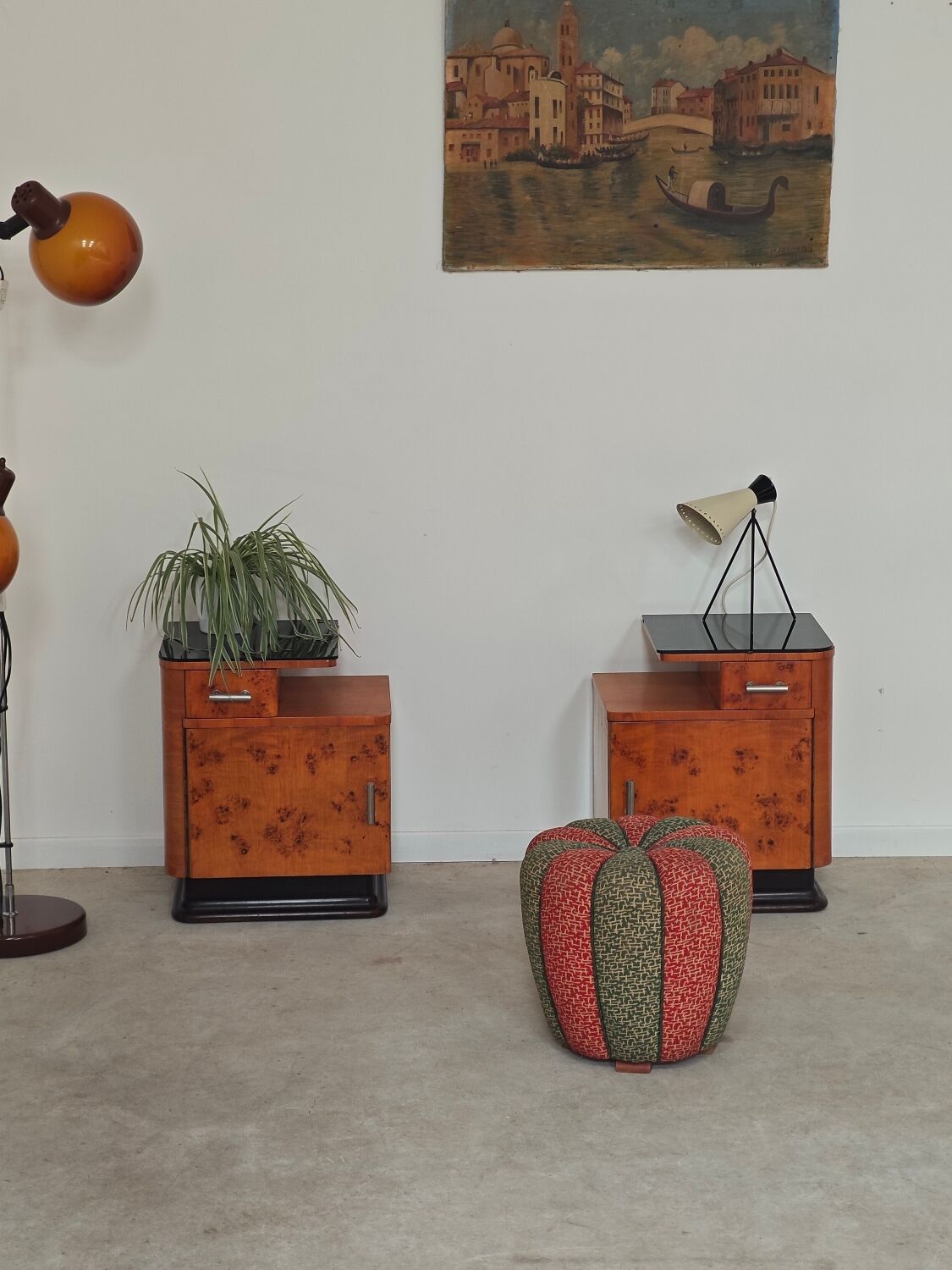 Art Deco bedside table by Jindrich Halabala for Up Zavody