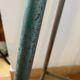 Vintage industrial metal stool