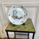 Decorative ceramic plate with "The Wolf and the Lamb" design