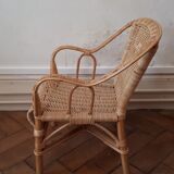 Rattan children's chair