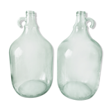 Duo of 5L demijohns