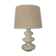 Vintage ecru marble lamp