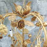 Golden cage chandelier