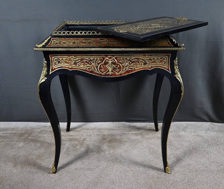 Boulle Marquetry Jardinière, Napoleon III period – Mid 19th century