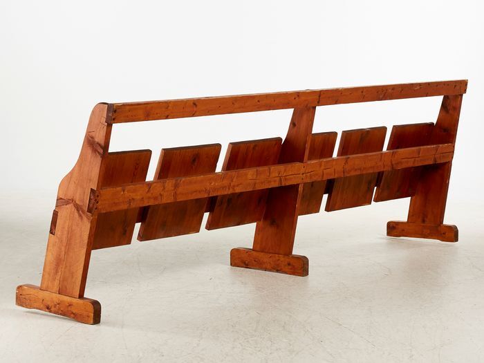 Swedish pine folding bench 1960s-1970s