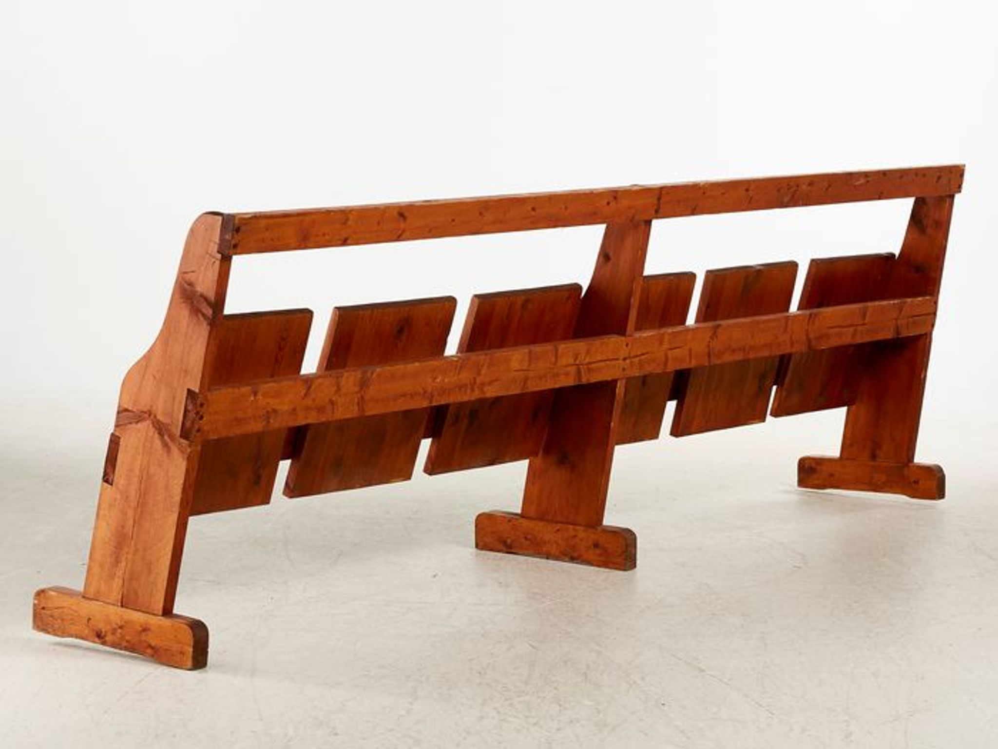 Banc pliant en pin suédois des années 1960-1970