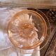 Pink glass candy box