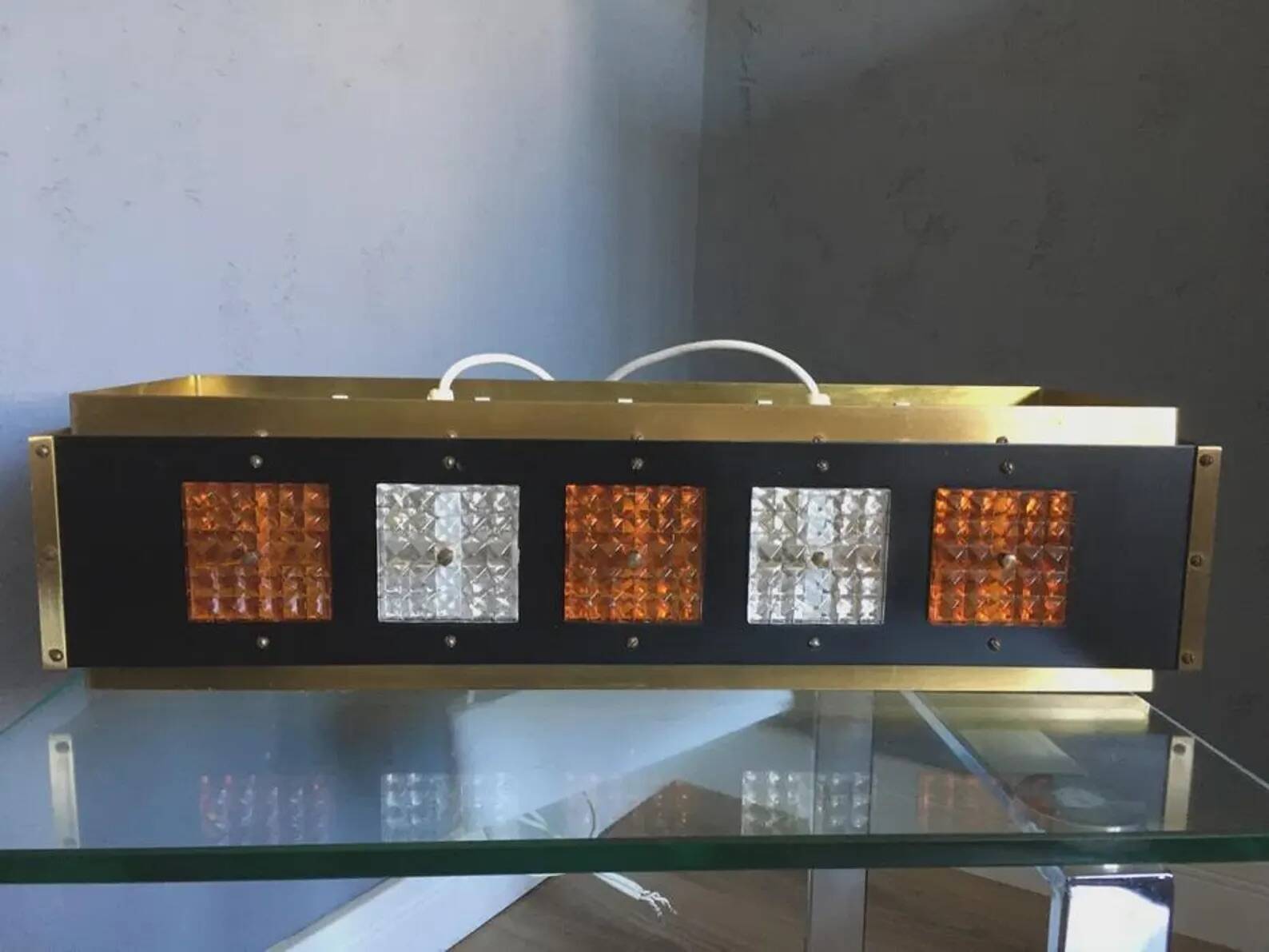 Boda Sweden Pendant Lamp by Erik Höglund & Einar Bäckström, 1960s