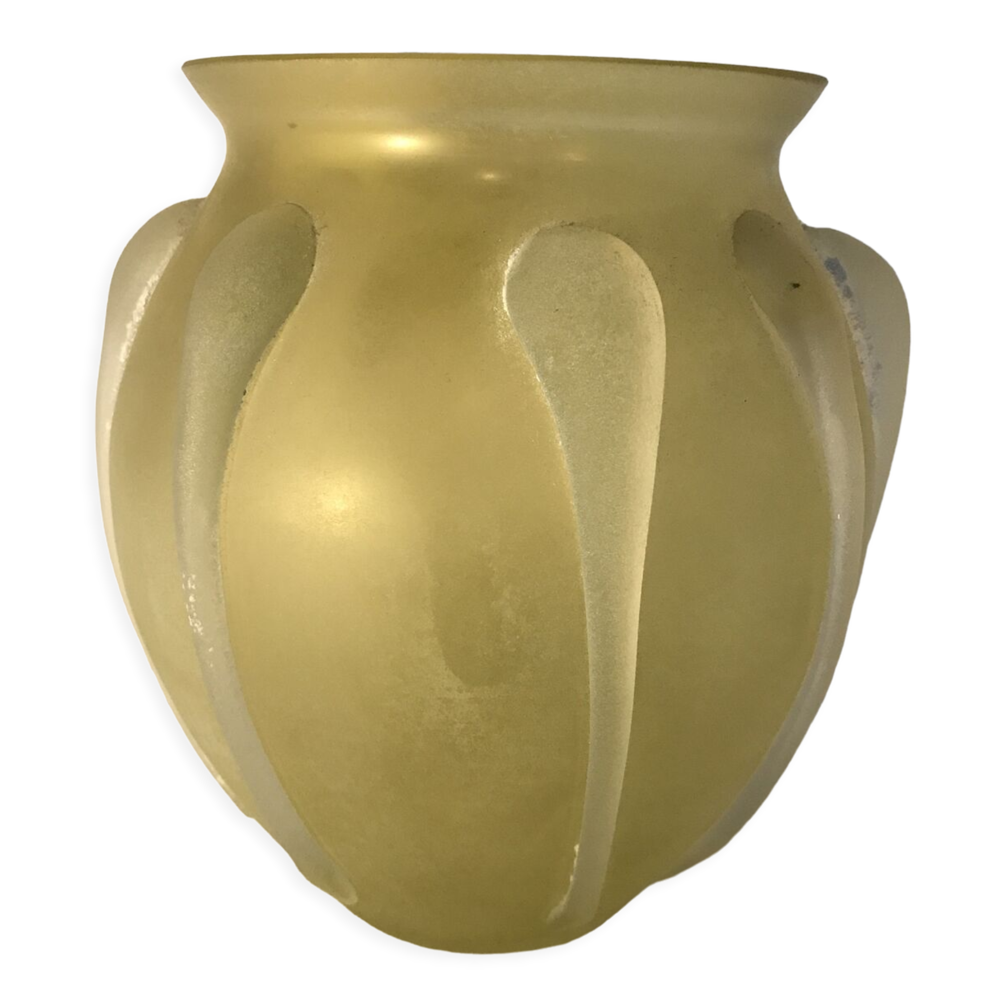 Vase Murano Scavo Coroso Seguso Glassware circa 1950