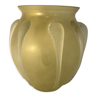 Vase Murano Scavo Coroso Seguso Glassware circa 1950
