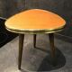 Formica pedestal small vintage coffee table tripod door plant midcentury 50s formica