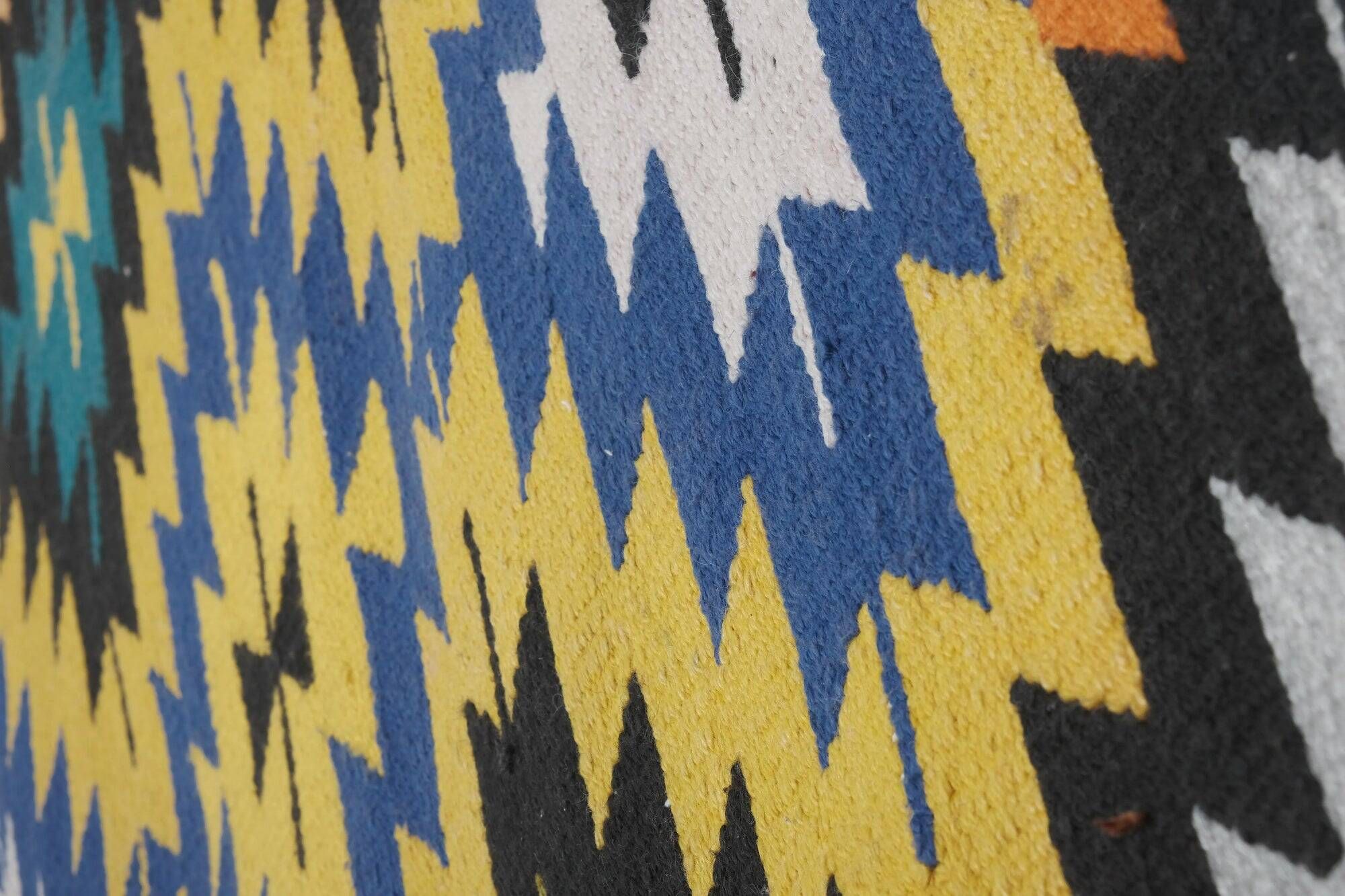 Tapis Kilim turc vintage tissé main